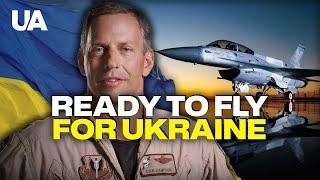 Deadliest F-16 Рilot Dan "Two Dogs" Hampton "Ready to Fly for Ukraine" @United24News