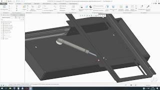 Creo Parametric. Размещение компонентов в сборке. Ограничения Slider и Cylinder