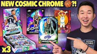 THE BRAND NEW COSMIC CHROME  HAS LANDED!  2023-24 Topps Cosmic Chrome Basketball Hobby Box Review