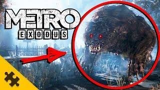 METRO EXODUS - жуткие МОНСТРЫ, КИКИМОРА, НОСАЧ и ИДИОТ. ОРУЖИЕ в метро (Инфа от разрабов)