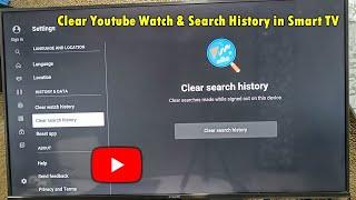 How to Clear Search & Watch History on Youtube in Any Smart TV