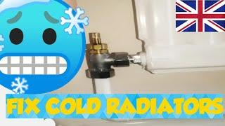 Cold radiator not heating up, sludge issue FREE FIX