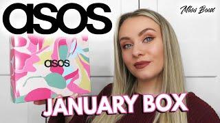 ASOS BEAUTY BOX JANUARY 2022UNBOXING - ASOS FACE & BODY BOX - FIRST BOX OF 2022 - MISS BOUX