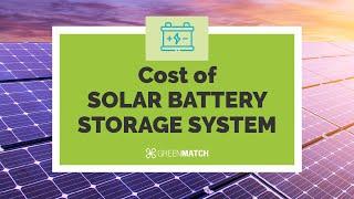 Solar Battery Storage System - How Much Does it Cost? | GreenMatch