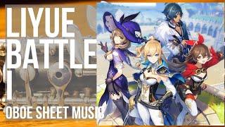 Oboe Sheet Music: How to play Liyue Battle I (Genshin Impact) by Yu Peng Chen