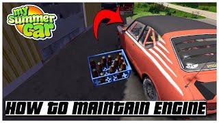 HOW TO MAINTAIN ENGINE IN MY SUMMER CAR 2023 | Ogygia Vlogs