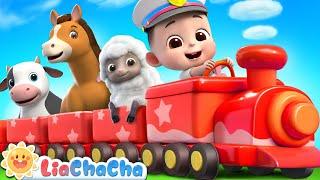 [NEW] Animals on the Choo Choo Train | Animal Sounds Song | Kids Songs & Nursery Rhymes | LiaChaCha