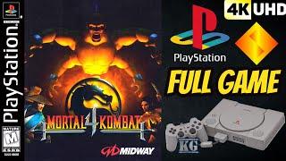 Mortal Kombat 4 | PS1 | 4K60ᶠᵖˢ UHD | Longplay Walkthrough Playthrough Full Movie Game