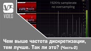 Чем выше частота дискретизации, тем лучше. Так ли это? (Часть- 2)