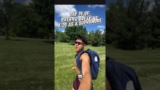DAY 15 of Path to BREAKING 4:20 as a SOPHOMORE #nevergiveup #running #journey #motivation