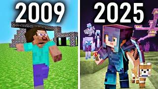 Эволюция Minecraft 2009-2025 (Обновление 1.22)