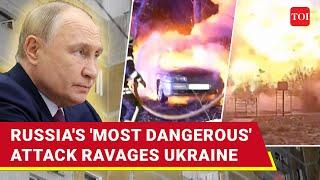 Putin's Men Bombard Kyiv; 210 Iranian Shahed Drones & Ballistic Missiles Slam Into Ukraine