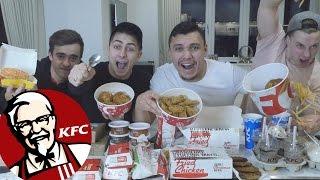 ENTIRE KFC MENU IN 10 MINUTES CHALLENGE
