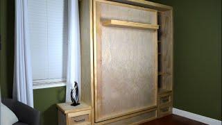 Diy Murphy Bed Build - Wall bed Hack Without the Hardware  Kit