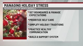 Battling holiday stress with Recovery Centers of America of Greenville