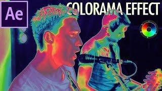 Adobe After Effects Tutorial: How to use the COLORAMA Effect (Heat Map, Thermal Vision, Tint, Grade)