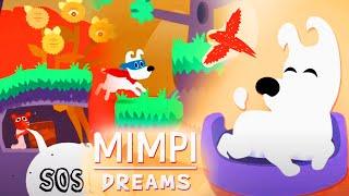 Лес #1 Супер Пес Мимпи Приключения Mimpi Dreams Прохождение игра мультик про белую собачку для детей