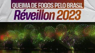 RÉVEILLON 2023: Queima de fogos em Copacabana e pelo Brasil // TV Globo