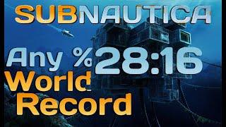 *NEW* Subnautica World Record - (28:16 Any%)