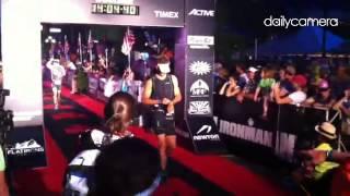 BuffVision's Deric Swanson finishes Ironman Boulder. #cubuffs #imboulder