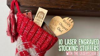 10 Laser Engraved Stocking Stuffer Ideas // LaserPecker 2