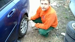 Замена задних колодок на Chevrolet lacetti