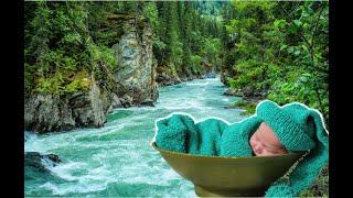  White noise water from mountain river will sleep your baby in 6 minutes  Water sounds for sleep