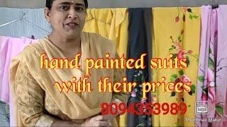 hand painted suits with their prices by #SK# creation