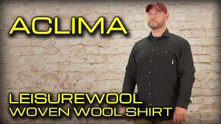 ACLIMA Leisurewool Woven Woolshirt - Good fabric in a chic design!