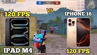 iPhone 16 Pro Max vs iPad Pro M3 (120 FPS) || Which Device Perform Better In PUBG MOBILE