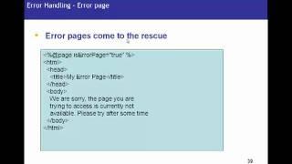 JSP(Java Server Pages) Tutorial 06 - Error Handling