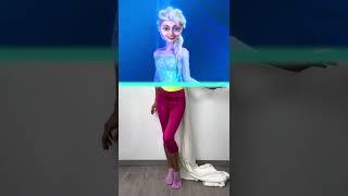 Elsa Frozen Let it go Cool Challenge #shorts by Anna Kova