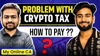 Crypto Tax INDIA Explained @myonlineca  |  Crypto Tax Kaise Bhare | Vishal Techzone