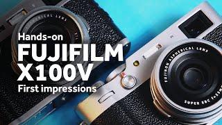 FUJIFILM X100V Hands-on first impressions