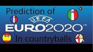 EURO 2020 PREDICTION IN COUNTRY BALLS! (100 subs special!)