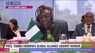 President Tinubu Endorses Global Alliance Against Hunger + More