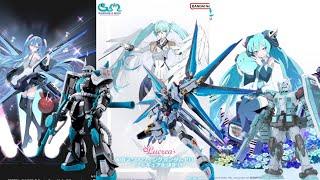 GUNDAM x MIKU Anniversary Special Project RG METAL ROBOT魂 PRE-PAINTED FIGURE LUCREA SERIES