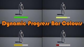 Dynamic Progress Bar Colours | Health And Stamina - Unreal Engine Tutorial