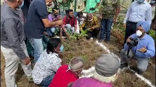 GCC Commissioner Gagandeep Singh Bedi plants trees on the occasion of World Photography Day