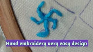 Hand embroidery design for beginners| #mahekslife #126