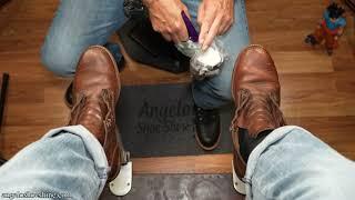 WELCOME TO Angelo Shoe Shine! | Angelo Shoe Shine ASMR