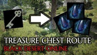 Black Desert Online: 10m/hr Treasure Chest Route for Black Stones