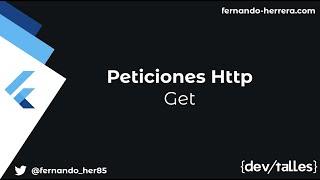 Flutter Http Get