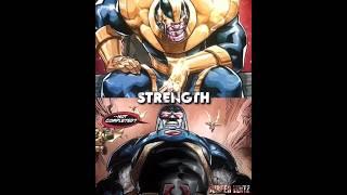 Thanos vs Darkseid (comic base) #marvel #dc #shorts