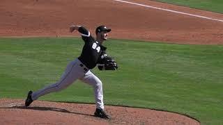 Dylan Cease slomo open mechanics