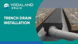 Vodaland - Trench Drain Installation