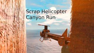 Scrap Helicopter Canyon Run | Roblox Plane Crazy