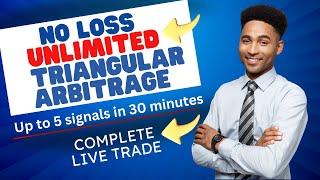 Unlimited Binance Triangular Arbitrage, No Loss- Live Trade, $500-$1000 Daily | Step-by-Step Guide