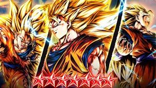 THE UNIVERSE SHATTERING POWER OF THE ULTIMATE FORM! TRIPLE GRN SSJ3 TEAM! | Dragon Ball Legends