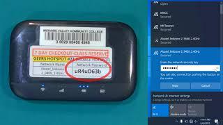 Moraine Valley Community College Library WiFi Hotspot Setup and Troubleshooting Guide
